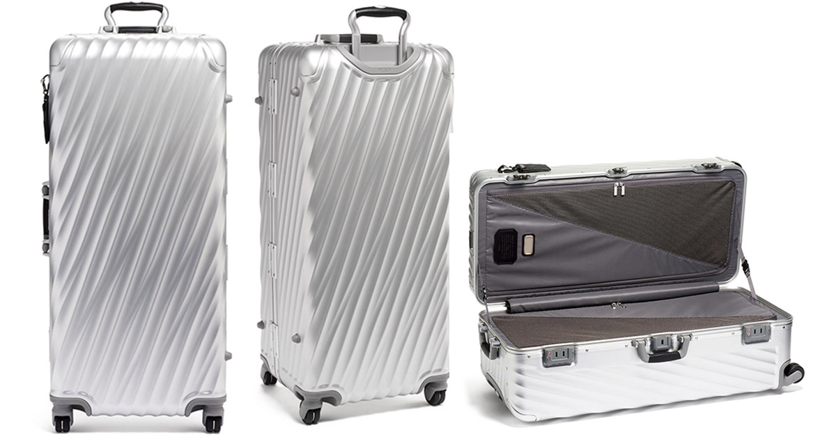 TUMI トゥミ スーツケース ローリング・トランク シルバー 旅のイメージが膨らむ、トゥミの縦長スーツケースが登場