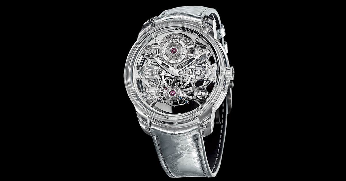 サファイアクリスタルの透明感に名門マニュファクチュールが挑む 超弩級 複雑腕時計図鑑 Men S Ex Online