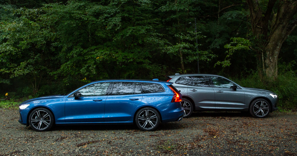 注目すべきは R デザイン ボルボv60 B5とxc60 21年モデルを試す Men S Ex Online