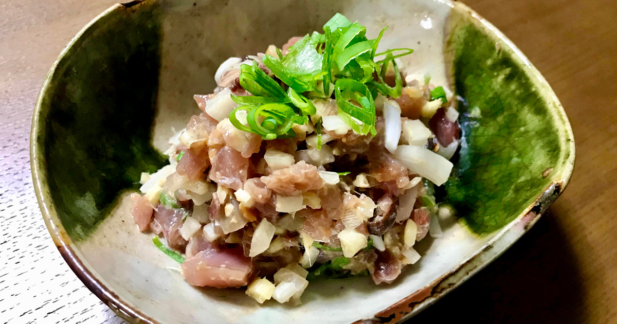 冷酒がすすむ 15分おつまみ2種 鰹のなめろう と さんが焼き Men S Ex Online