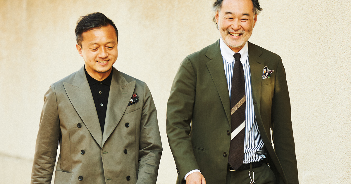 一見難しそうなオリーブカラーのスーツ、どう合わせるとキマる