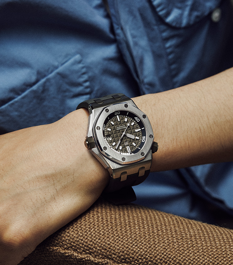 AUDEMARS PIGUET ロイヤル オーク オフショア ダイバー_着用イメージ