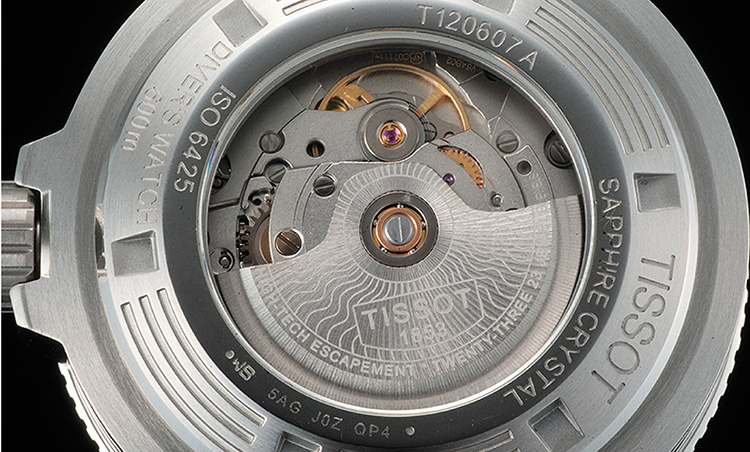 TISSOT(ティソ)_ティソ シースター 2000 プロフェッショナル_ロングパワーリザーブと耐磁性を備えたパワーマティック80
