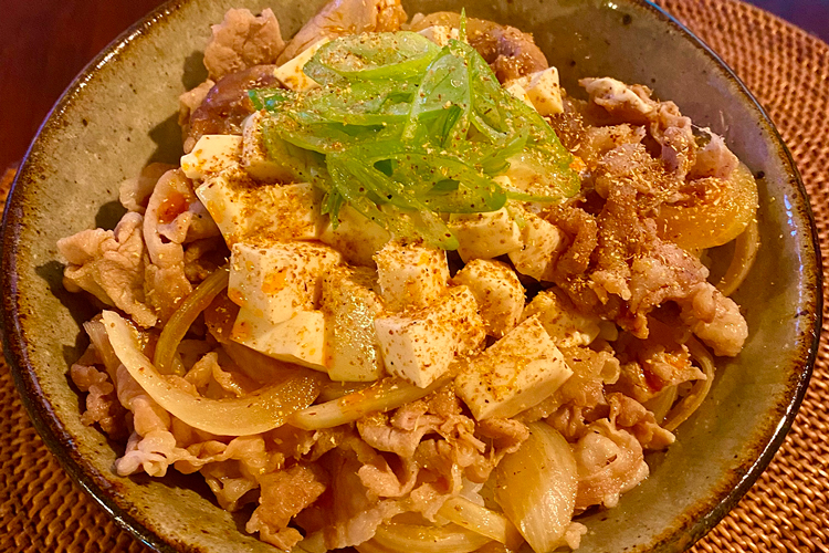 コンロを使わないカンタン麻婆豚丼