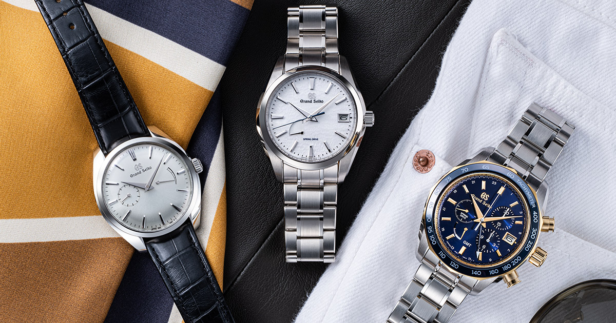 グランドセイコーの注目3作×旬なカジュアルスタイルの楽しみ方とは