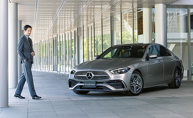 The new Mercedes-Benz C-Class×俳優・前川泰之