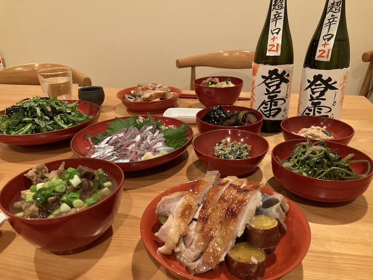 夕食