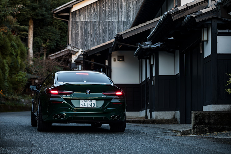 今月の1台　BMW ALPINA B8 Gran Coupé リア