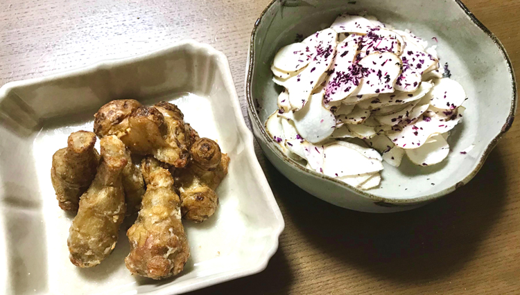 身体にやさしく美味しい！「菊芋で簡単おつまみ2品」