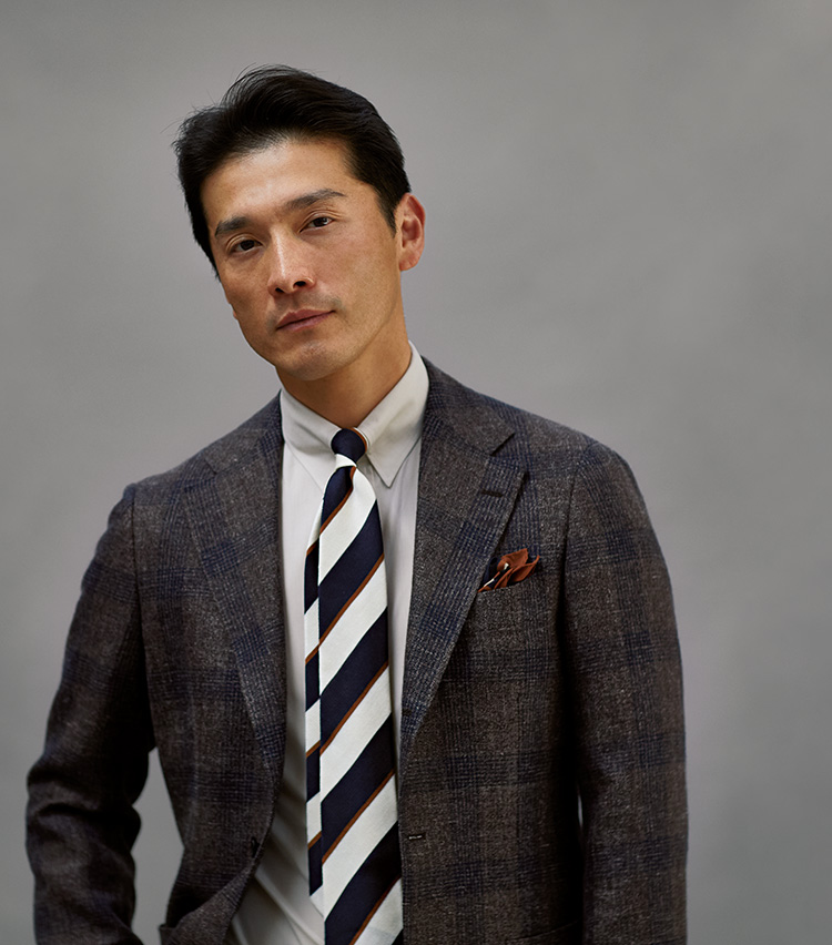 (フラテッリ ルイージ)定番柄のひと捻りでマイルドな人柄に