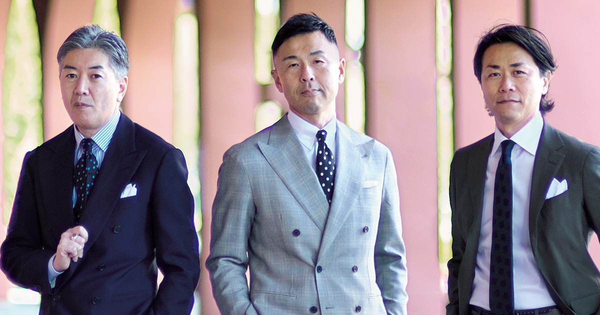 服飾界の50代同級生が「スーツ」の魅力を語り合う【Suits Mates 服飾界の50代同級生が「スーツ」の魅力を語り合う【Suits Mates