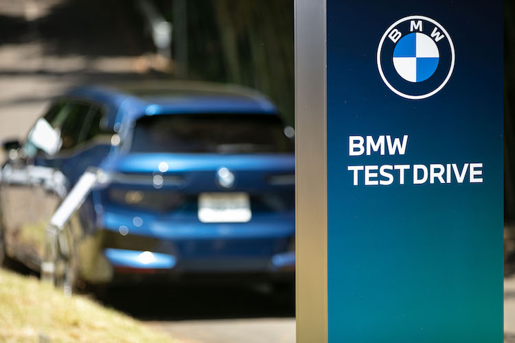 「BMW iX」と「BMW i4」の試乗ができるテスト・ドライブエリア