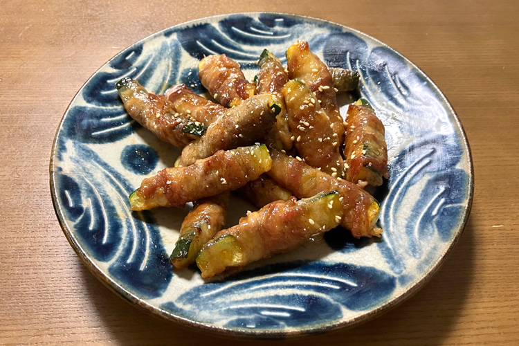 ズッキーニ豚バラ巻き