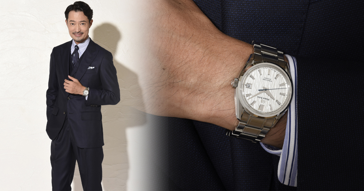 静かに薫るグランドセイコーの“品と格”でスーツはもっとカッコよく