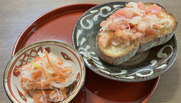 年末年始おかずの練習！ スパークリングワインに合う「なますと、なますのカナッペ」