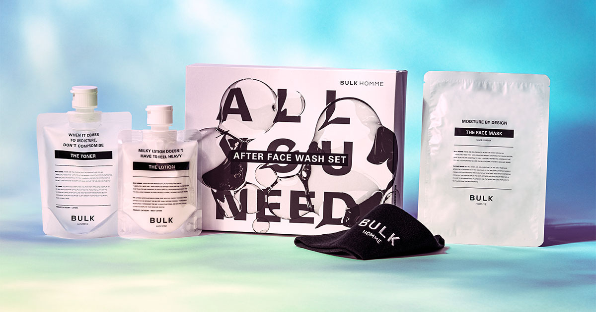 BULK HOMME 【おまけ付き】快眠パジャマ　洗顔料&化粧水✖12（１年分） BULK HOMME 【医薬部外品】＼3/12リニューアル／THE FACE