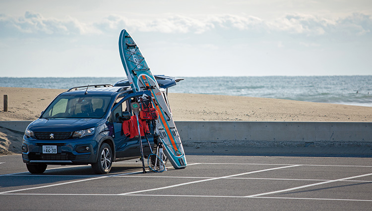 「プジョー リフター」は「SUPフィッシング」に最適なミニバンだ！