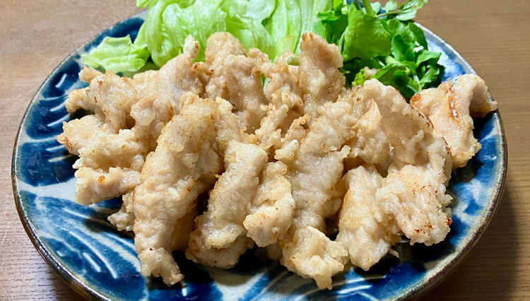 ビールがすすむ！おうちで居酒屋風おつまみ「鶏むね肉の唐揚げ柚子胡椒風味」