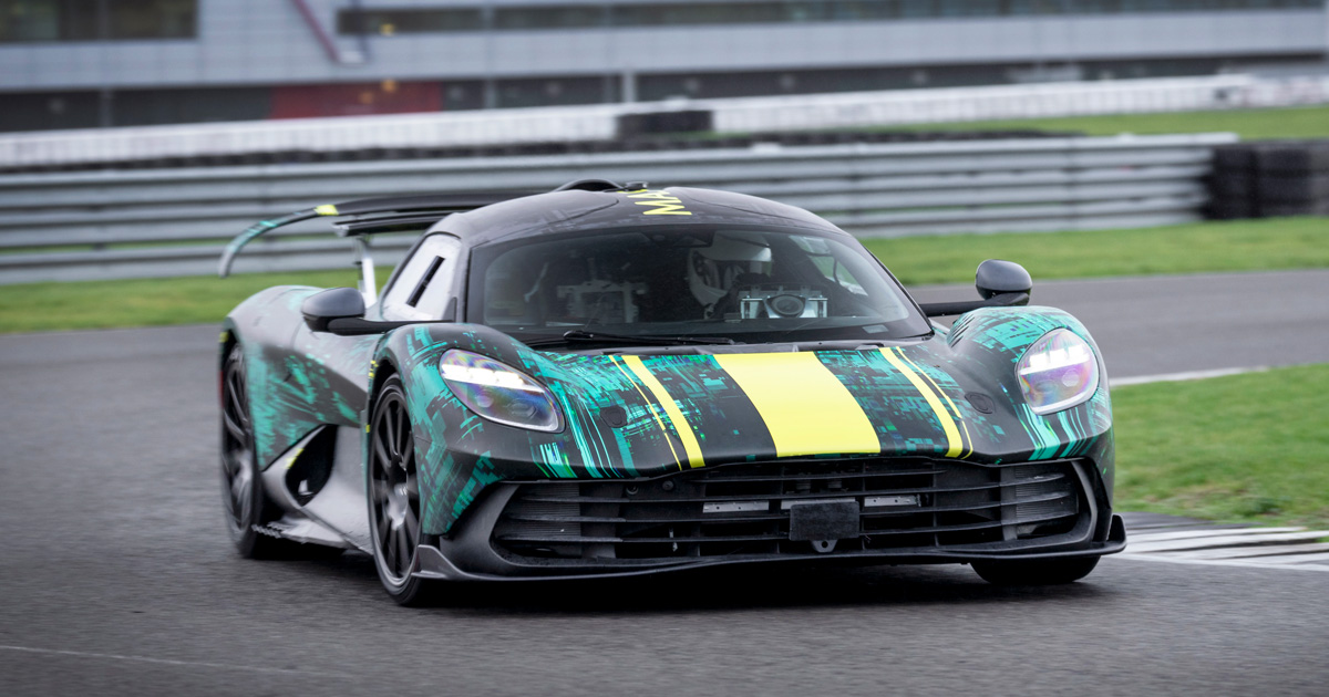 アストンマーティンがPHEVスーパーカー「ヴァルハラ」のプロトタイプを