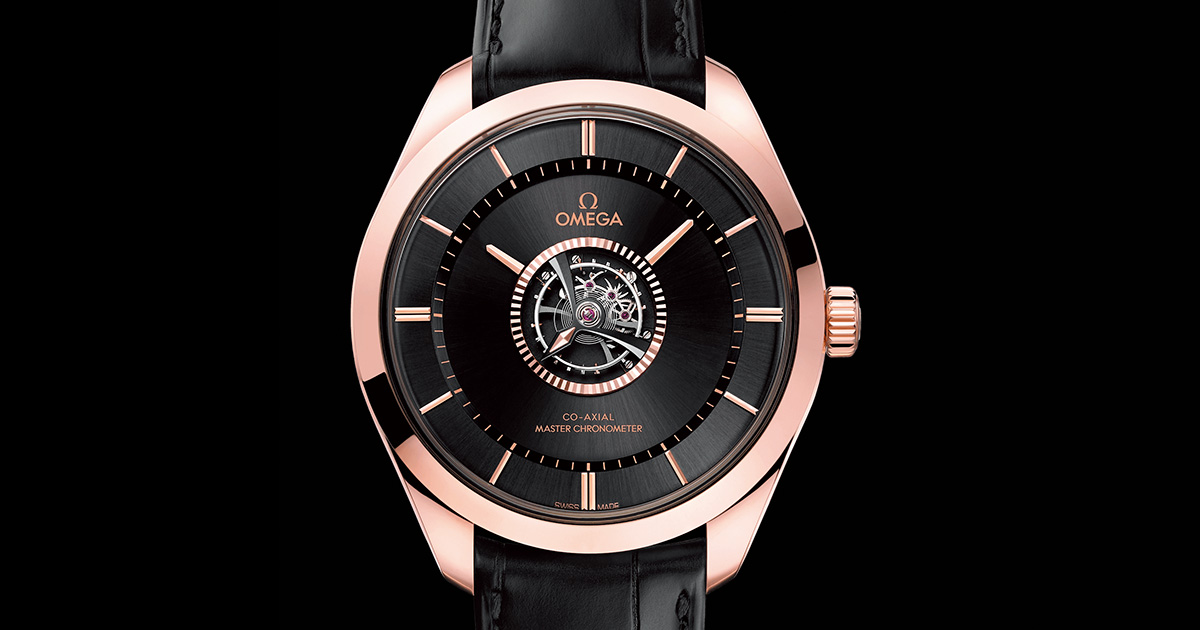 超耐磁＆高精度を認定された、オメガのゴールド無垢センタートゥール