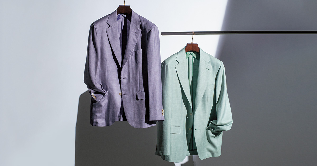 エレガントな色ジャケットを選ぶならブリオーニ | MEN'S EX ONLINE |