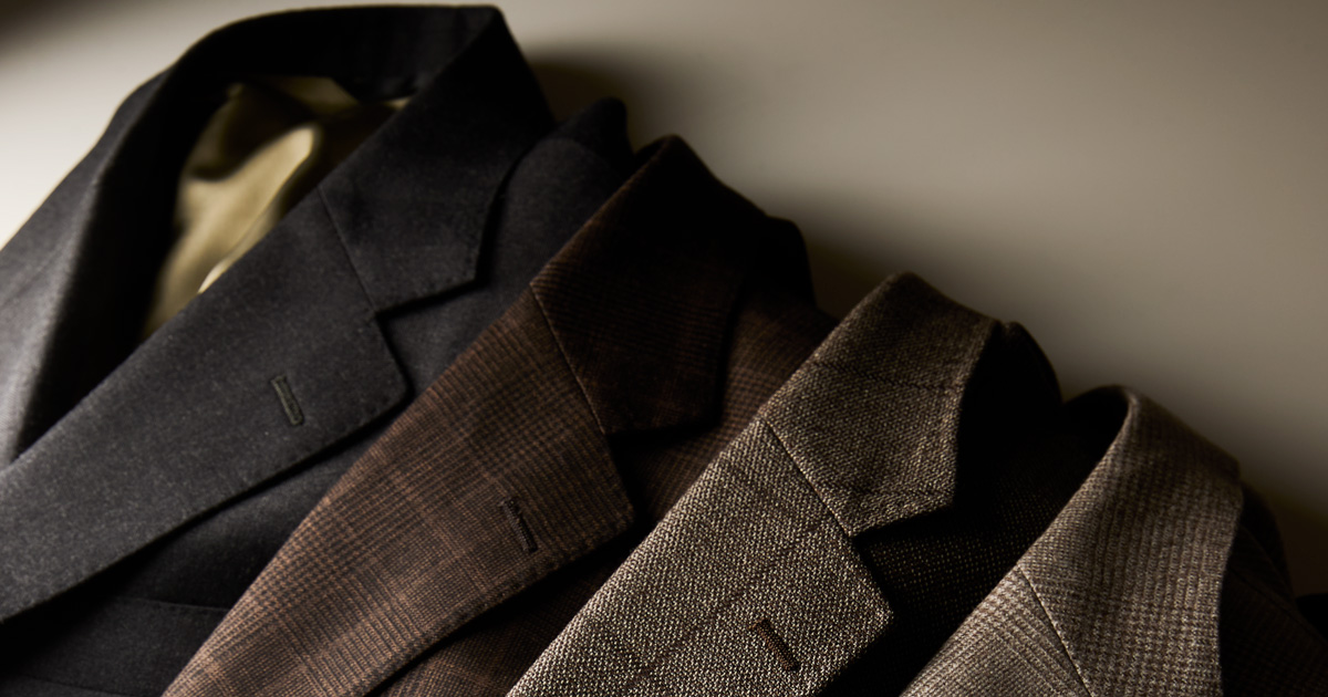 【azabu tailor】麻布テーラー グラントリノ 世界の名門生地ブランドに特注した、エグゼクティブな一着を