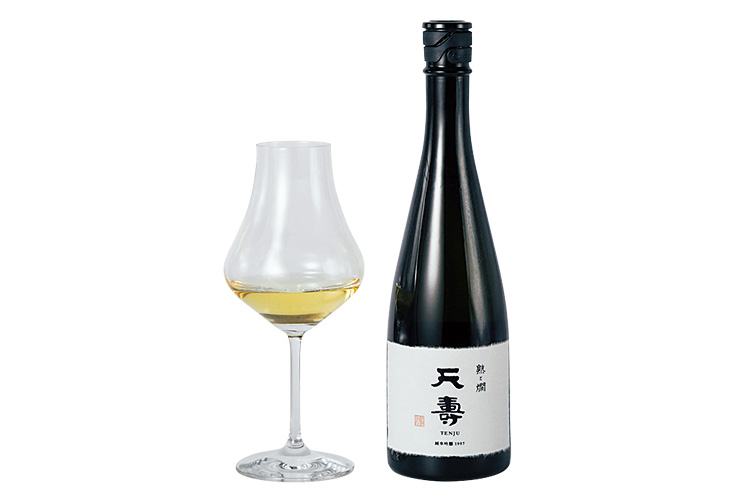 天寿酒造とのオリジナル純米吟醸酒の古酒