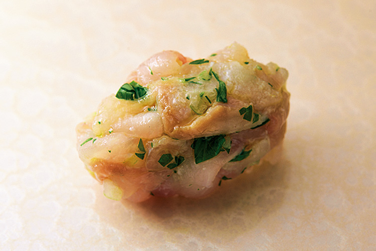 石鯛のセビーチェ