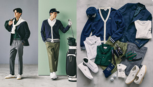 ラウンドから19番ホールまで活躍〈LACOSTE〉で揃える洒脱&快適なゴルフウェア