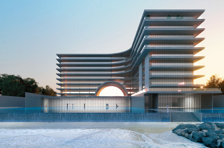 Armani Beach Residences Palm Jumeirah outdoor rendering