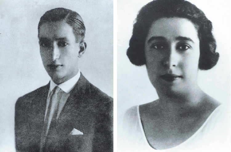 創業者のアデーレ・フェンディ（右）と夫のエドアルド（左）