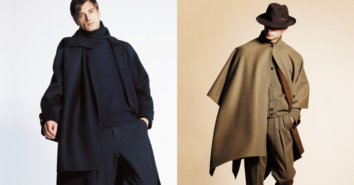 ケープを翻して追憶の旅へ】ロロ・ピアーナ ミニマルに着てこそ輝く