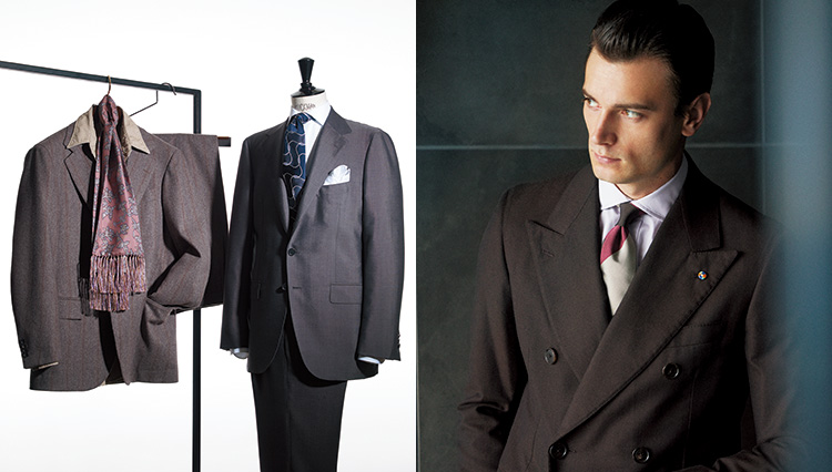 肩パッド入りスーツも復権。仕立ての正解はひとつじゃない〈ベルヴェスト〉