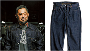 最高級の超長綿が、穿くほどに馴染むワイドデニム〈フルカウント〉の1101W Straight Denim