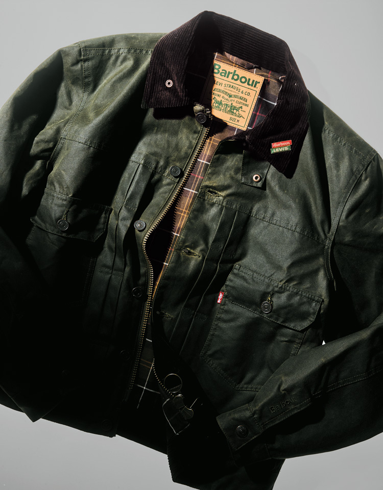 バブアー×リーバイスの「TYPE2 WAX」