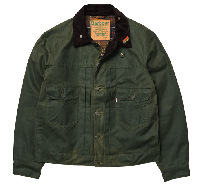 バブアー×リーバイスの「TYPE2 WAX」