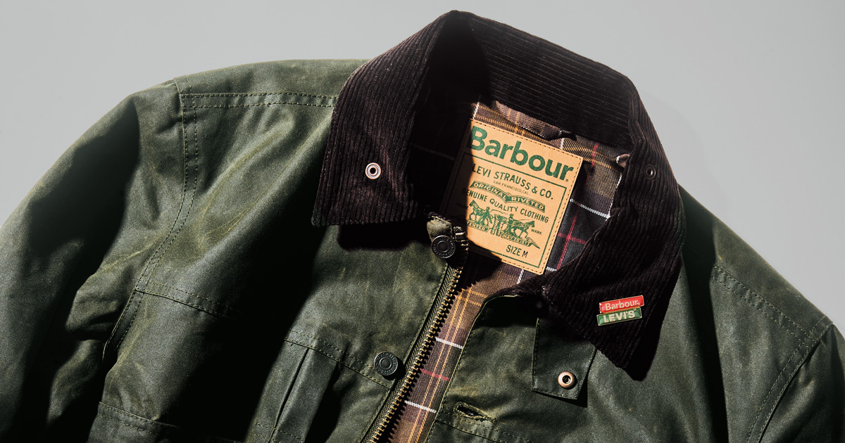 さ*く様 大人気！リーバイス バブアー コラボ Type II Waxed Tr Buy Barbour x Levi's Type II Waxed Jacket for N/A 0.0 | BARBOUR_US
