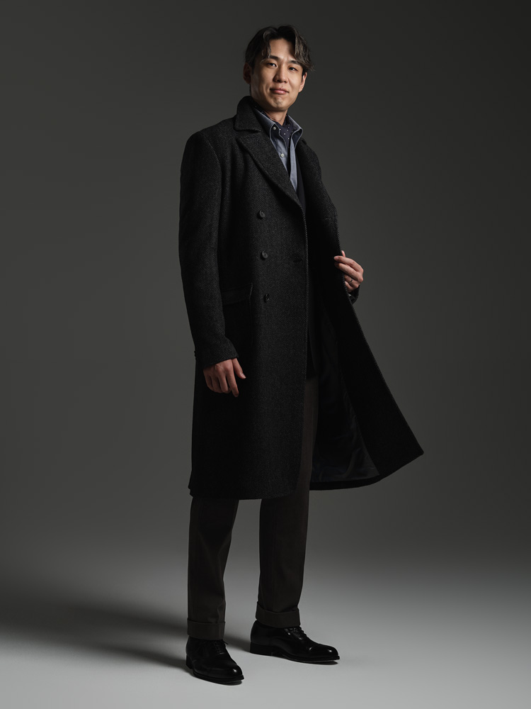 ダブルアルスターコート × ミドルブロッカー 小野寺太志