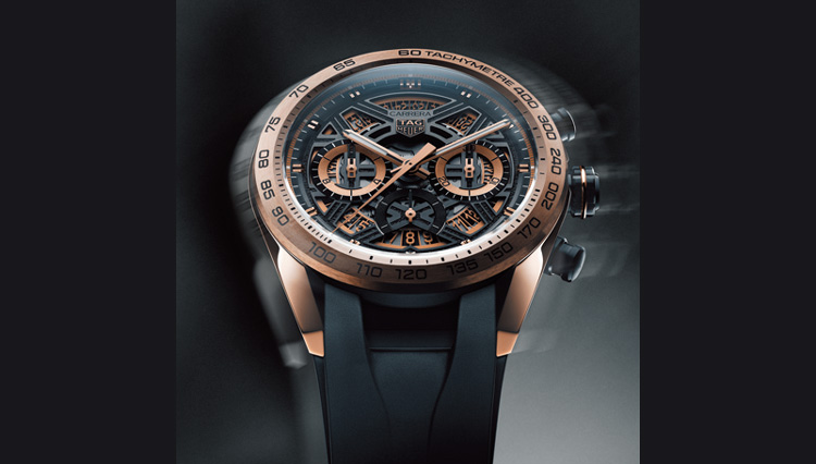 〈タグ・ホイヤー〉ローズゴールドのエレガンスと高性能デザインの結晶した新作発表