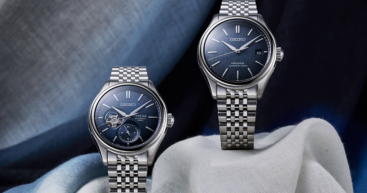 セイコー プレサージュは男性にも女性にも使える セイコー プレザージュ、日本の美意識やしなやかさを表現「クラシック