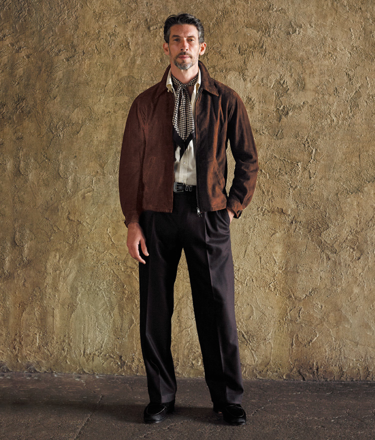 ポール・スチュアート短丈のレザー