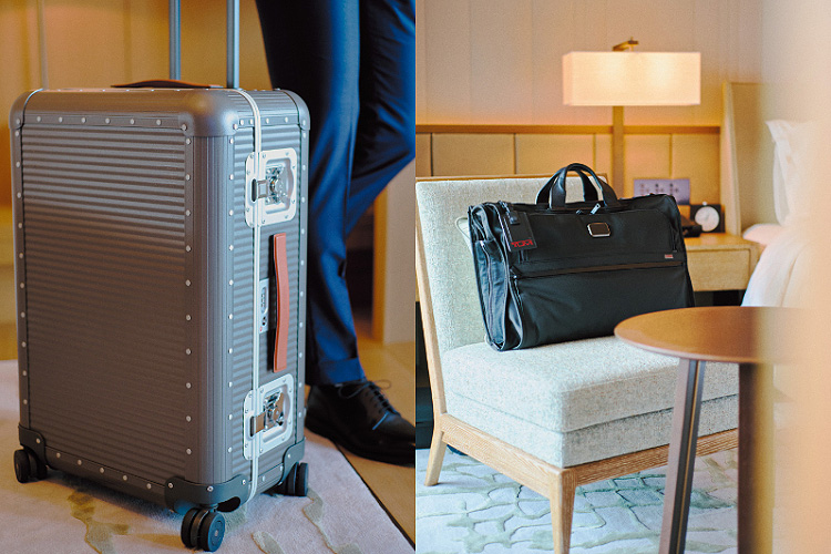 キャリーケース、ガーメントバッグ