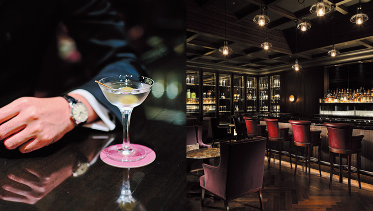 歴史的なカウンターで、伝説のマティーニを。パレスホテル東京〈ロイヤルバー〉