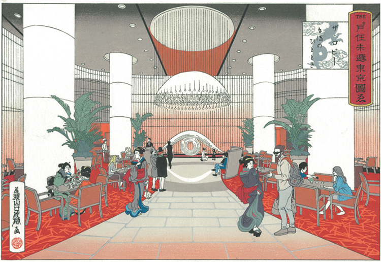 ザ・ペニンシュラ東京 浮世絵