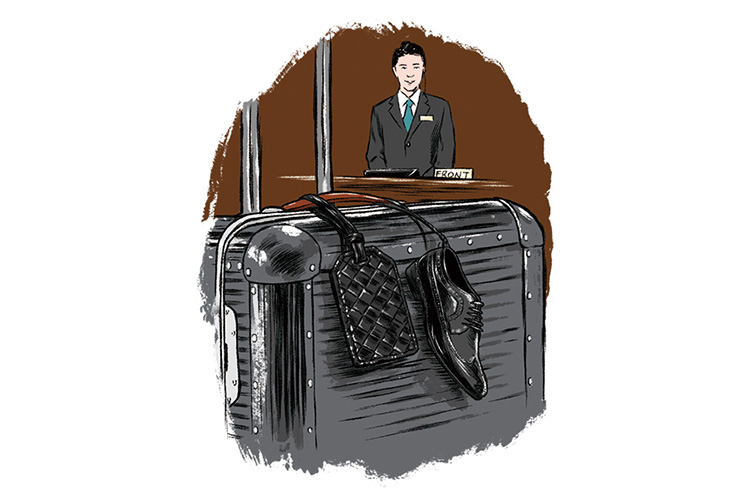 荷物タグにこだわってみる