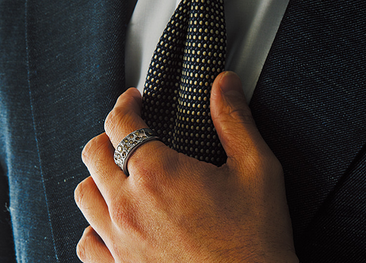 カシケイブラウンダイヤモンドの「リング」