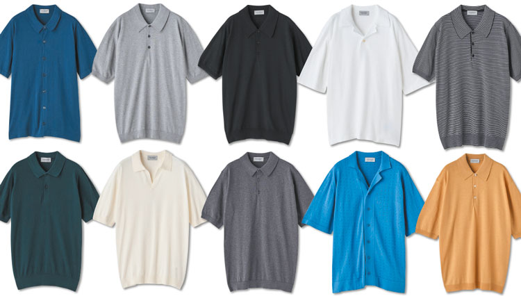 夏のマストハブ！ジョン スメドレーの襟つき半袖ニット最新モデルマップ