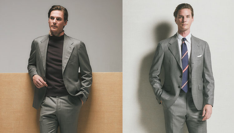 「通年用」と銘打たれた一着なら間違いなし！最高級スーツこそ4シーズン対応を