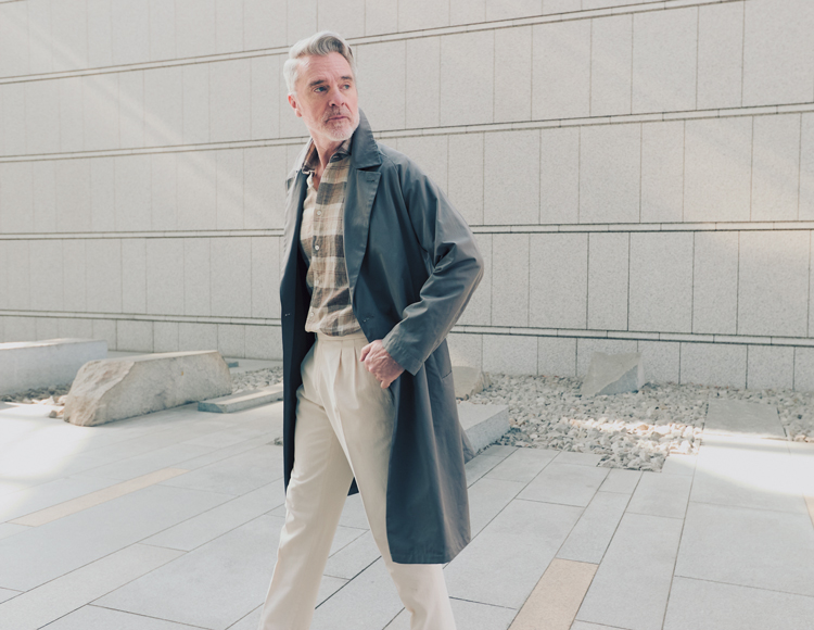 同じコートを活用春