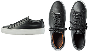 【エグゼクティブのための SHOES & BAG 】黒白コートスニーカーで暑中も洒落心を発揮